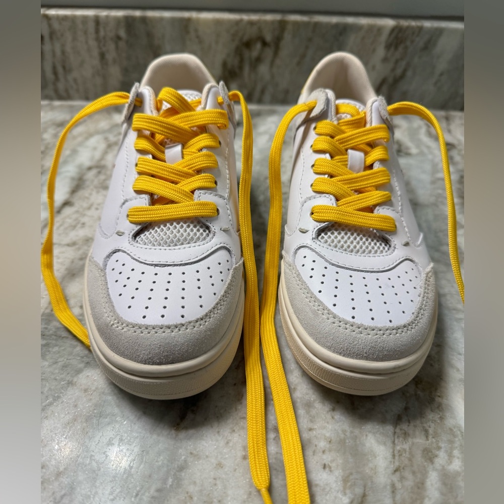 Polo Ralph Lauren Unisex Sneakers, Multicolored white, yellow - New no box/tags.